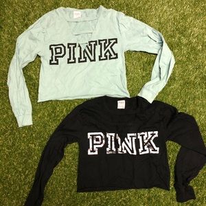 PINK cut out long sleeves
